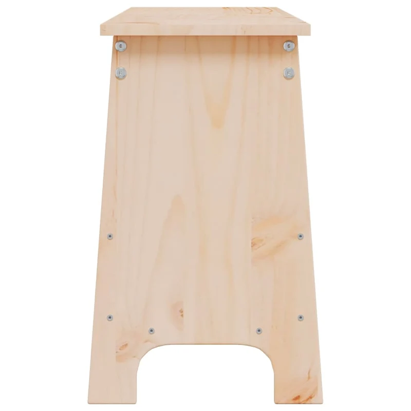 Banc banquette d'entrée 160 x 28 x 45 cm bois de pin non traité DEC024702
