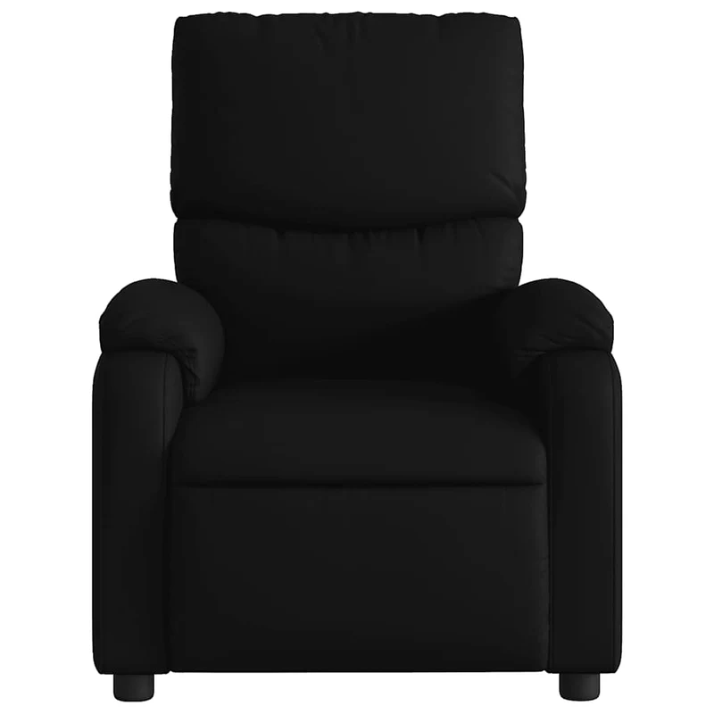 Fauteuil de relaxation TV fonction massage inclinable électrique 6 points de massage en PVC noir DEC027215