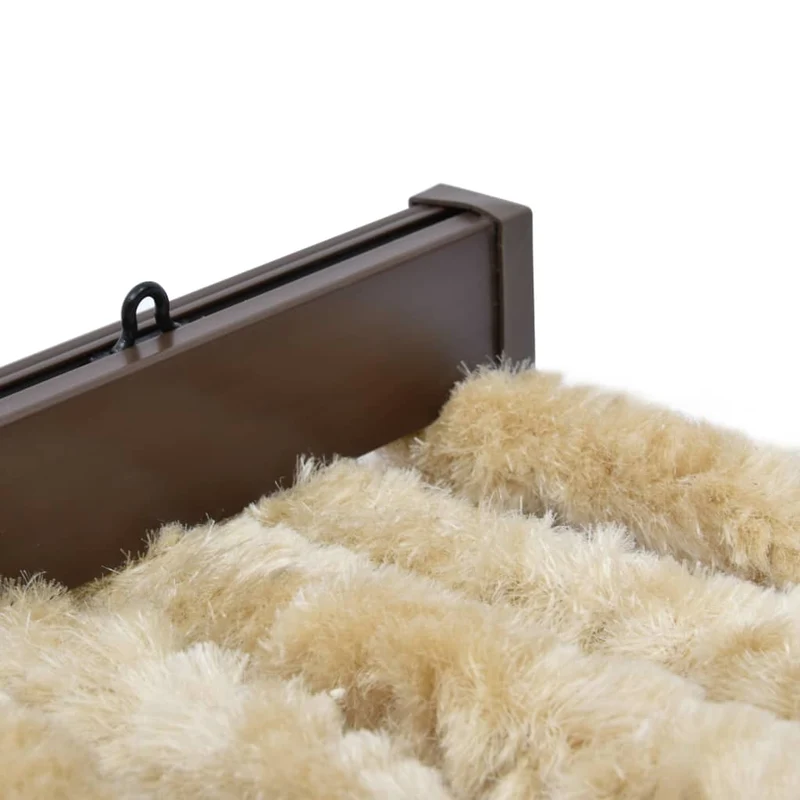 Rideau contre insectes moustiquaire Beige 100x220 cm Chenille DEC022186
