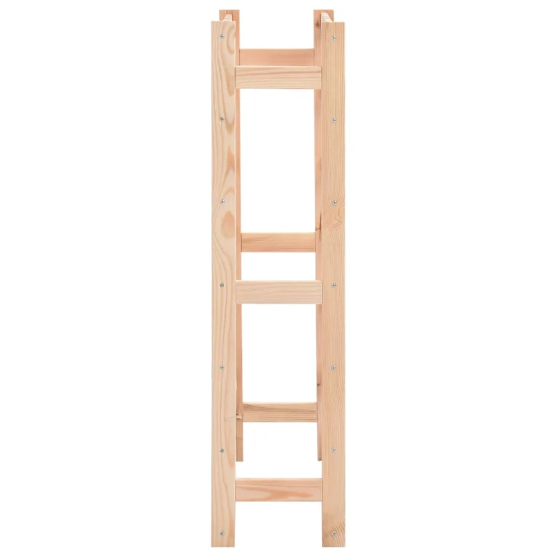 Casier range bouteilles étagère de rangement vin pour 42 bouteilles en bois de pin clair DEC024326