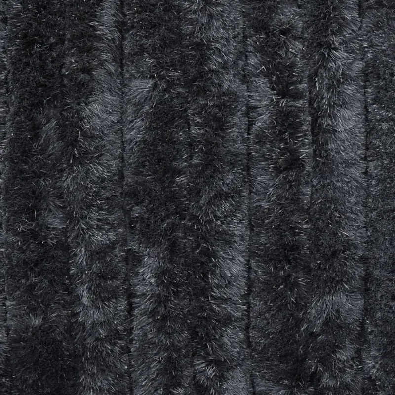 Rideau contre insectes moustiquaire anthracite 100x220 cm Chenille DEC022192
