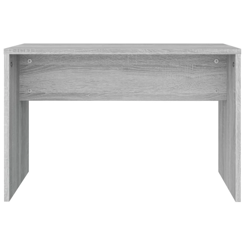 Tabouret de coiffeuse couleur sonoma gris 70 x 35 x 45 cm bois d'ingénierie gris DEC024981