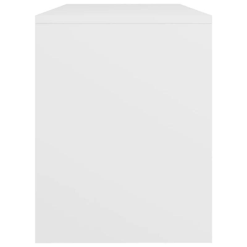 Tabouret de coiffeuse blanc 70 x 35 x 45 cm bois d'ingénierie blanc DEC024974