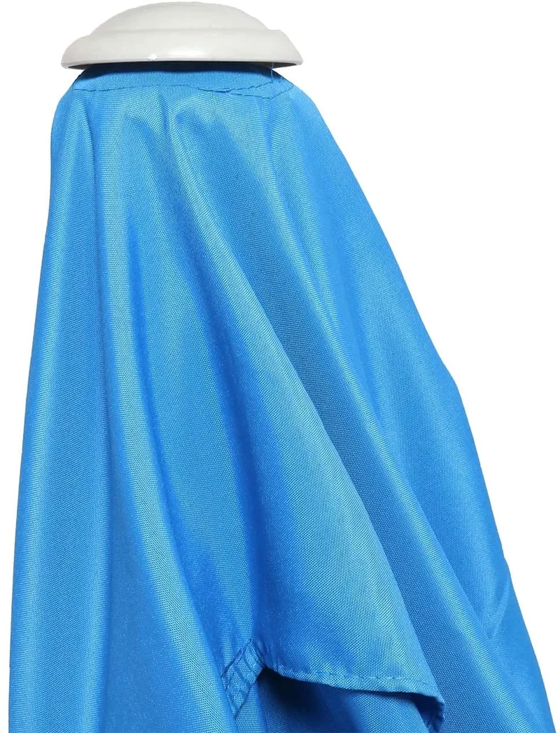 Parasol de jardin 2x3m rectangulaire inclinable polyester/aluminium 4,5kg bleu 04_0003890