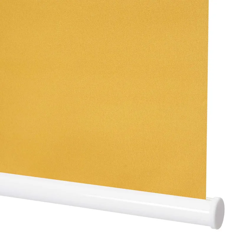 Store enrouleur de fenêtre occultant protection solaire store à tirage latéral 70x230cm opaque jaune 04_0004551