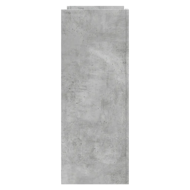 Meuble console d'entrée moderne table d'appoint avec compartiment de rangement 100 x 35 x 90 cm bois d'ingénierie gris DEC032012