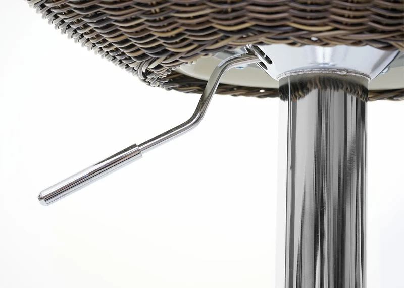 Lot de 2 tabourets de bar pour intérieur ou extérieur poly rotin chrome 04_0000147