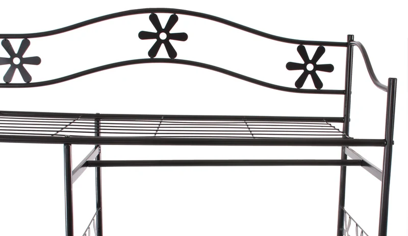 Porte-manteau en métal étagère en métal 172 x 100 x 43 cm avec rideau 04_0008167