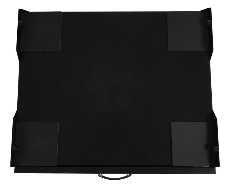 Meuble bas pour machine à laver avec tiroir 33 x 61 x 52 cm MDF et acier noir 04_0007835