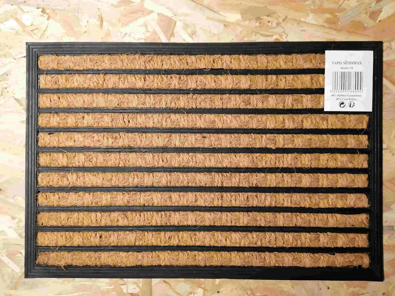 Tapis Paillasson d'entrée 40x60cm - Caoutchouc & Coco - Anti dérapant - PLUSIEURS MODELES