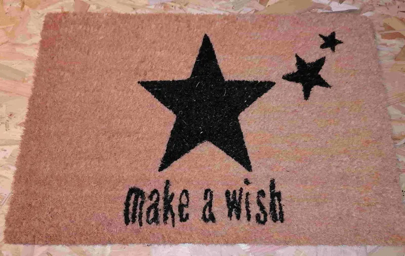 Tapis entrée 40x60cm - Paillasson Fibre de Coco - Caoutchouc Anti Glisse - PLUSIEURS MODELES
