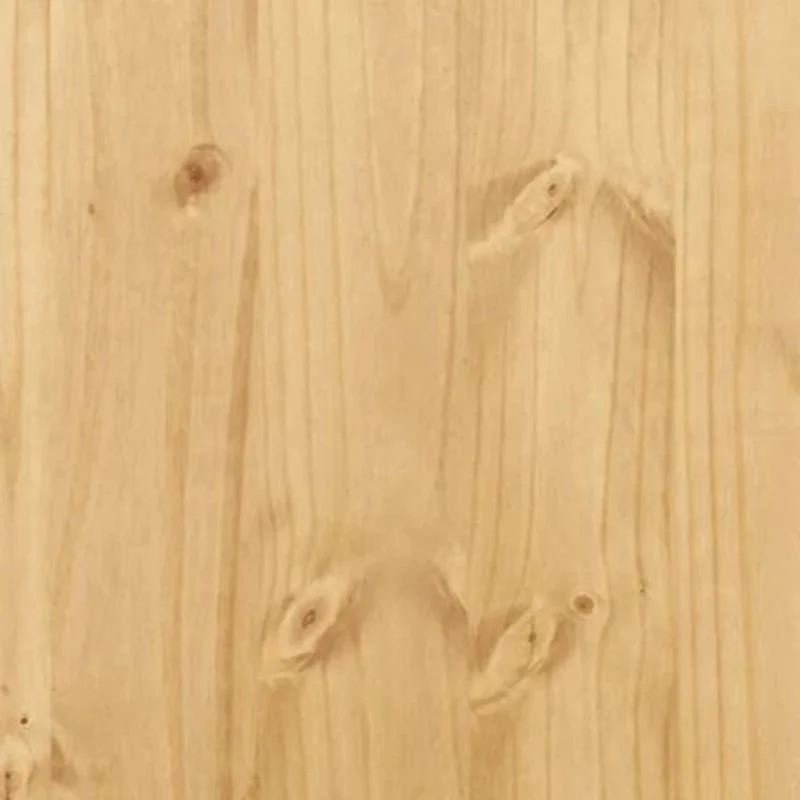 Lot de 4 chaises de salle à manger pliables design rustique en bois de pin gris DEC026287
