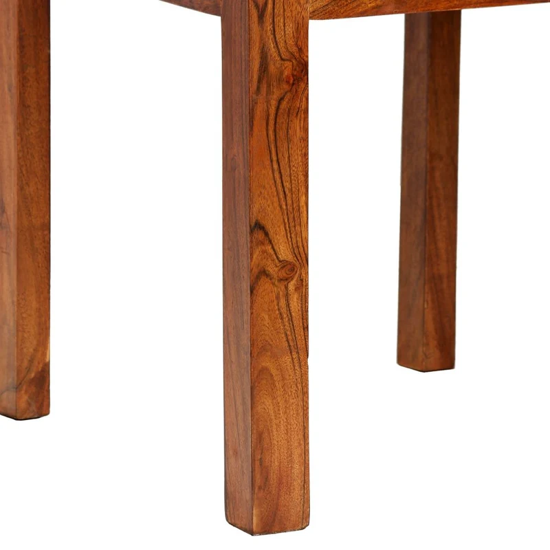 Lot de 2 chaises de salle à manger cuisine bois massif avec finition Sesham CDS020116