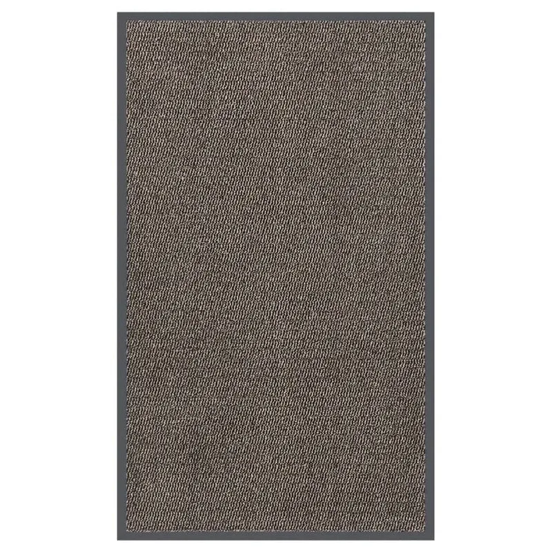 Paillasson touffeté 90 x 150 cm pp marron et caoutchouc DEC040681