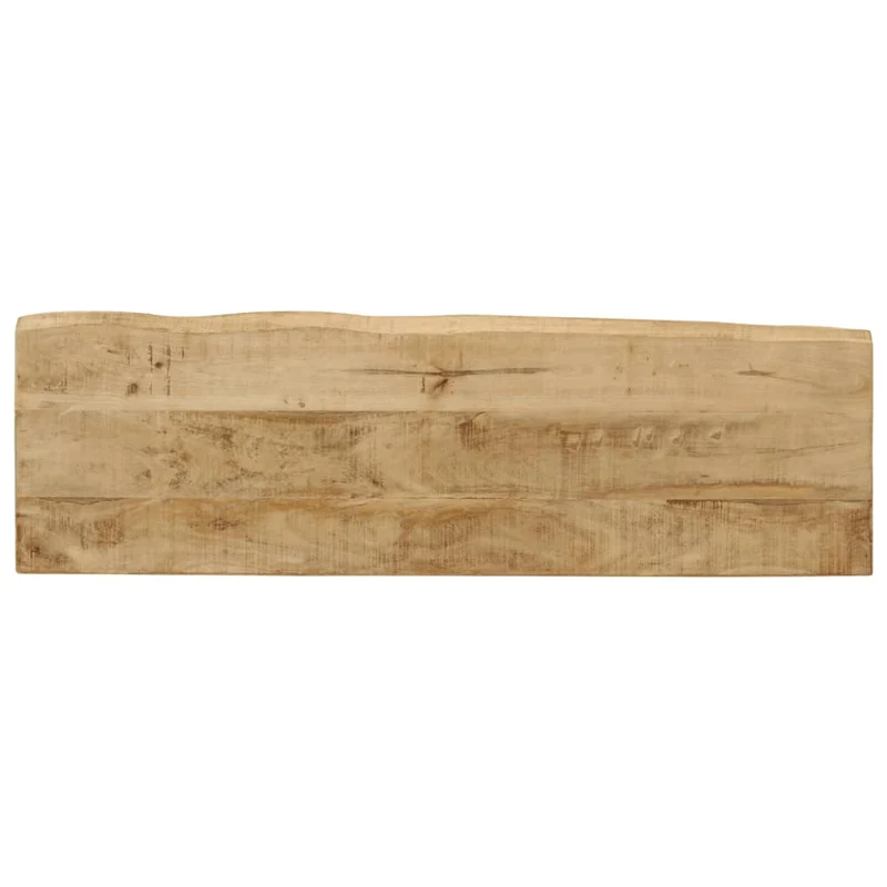 Table console table d'appoint 105 x 33 x 76 cm bois de manguier et acier DEC031365