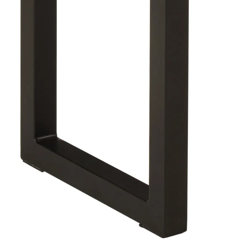 Table console table d'appoint 105 x 33 x 76 cm bois de manguier et acier DEC031365
