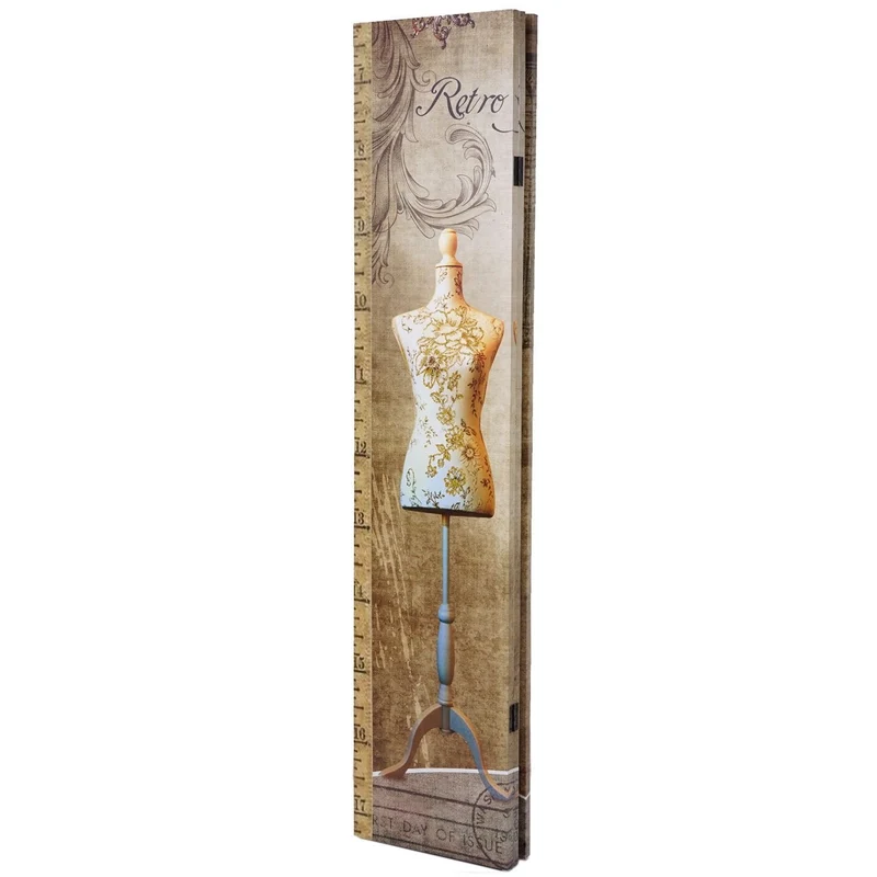 Paravent 3 panneaux vintage style retro 180x120cm PAR04043