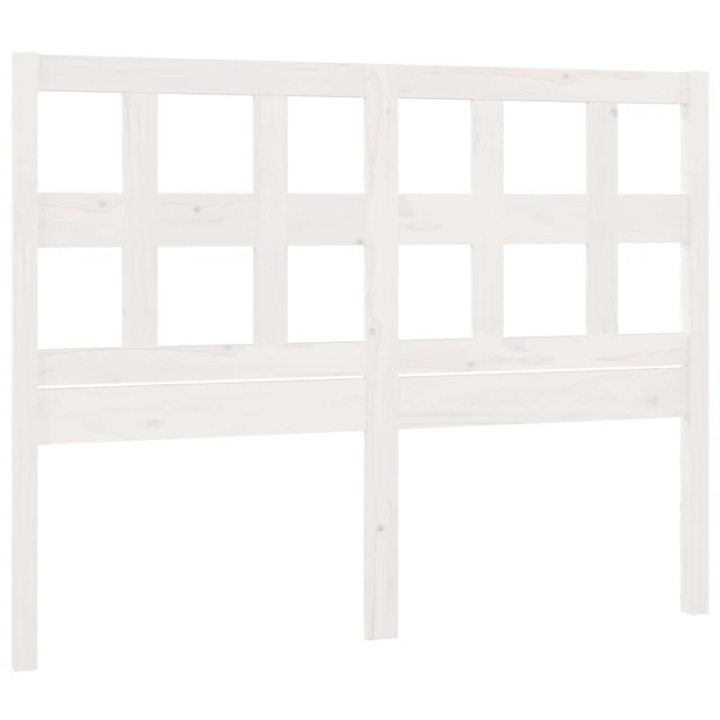 Tête de lit accessoire couchage chambre à coucher meuble 185,5 x 4 x 100 cm bois de pin blanc TDL0203773