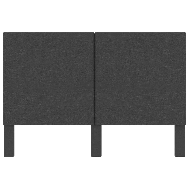 Tête de lit accessoire couchage chambre à coucher meuble 140 x 200 cm tissu gris foncé TDL0203156