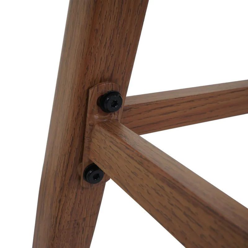 Lot de 2 tabourets de bar design avec corde tressée pour intérieur et extérieur avec coussins taupe structure métal effet bois 04_0009604