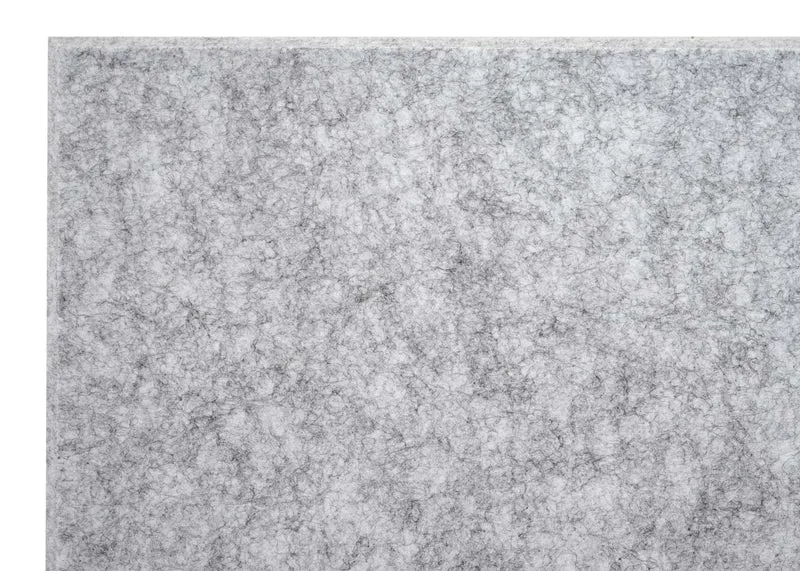 Lot de 6 panneaux acoustiques muraux 60 x 30 x 0,9 cm design moderne pour isolation phonique en textile gris clair 04_0010303