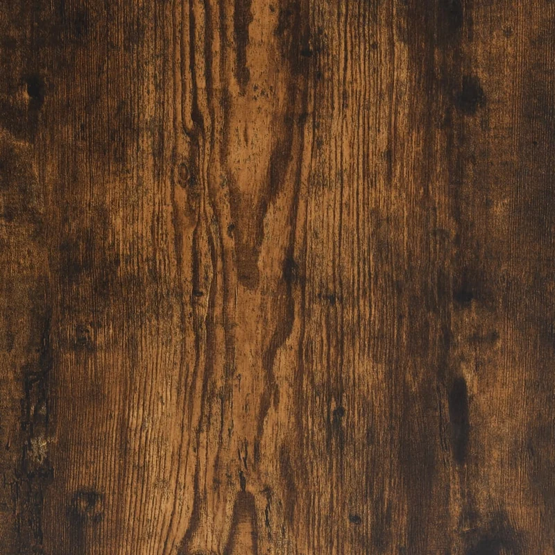 Table de chevet avec deux tiroirs 40 x 35 x 50 cm bois d’ingénierie marron et fer DEC033590