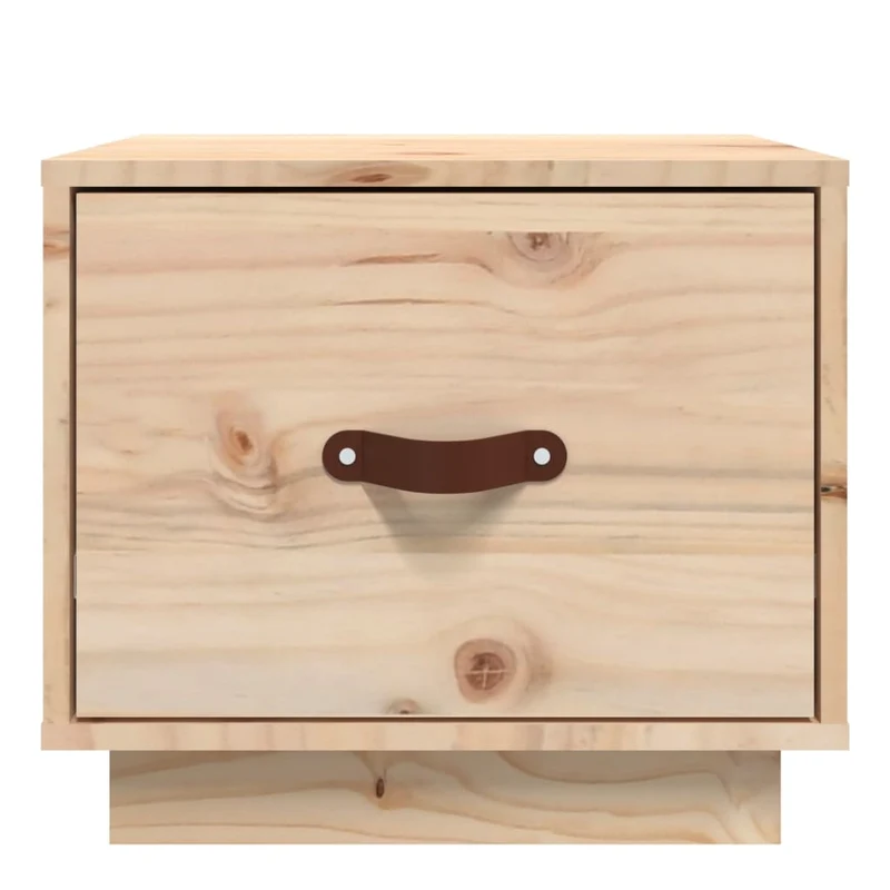 Table de chevet avec tiroir 40 x 34 x 35 cm bois de pin DEC032978