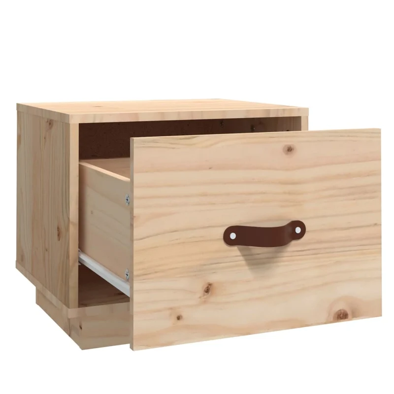 Table de chevet avec tiroir 40 x 34 x 35 cm bois de pin DEC032978