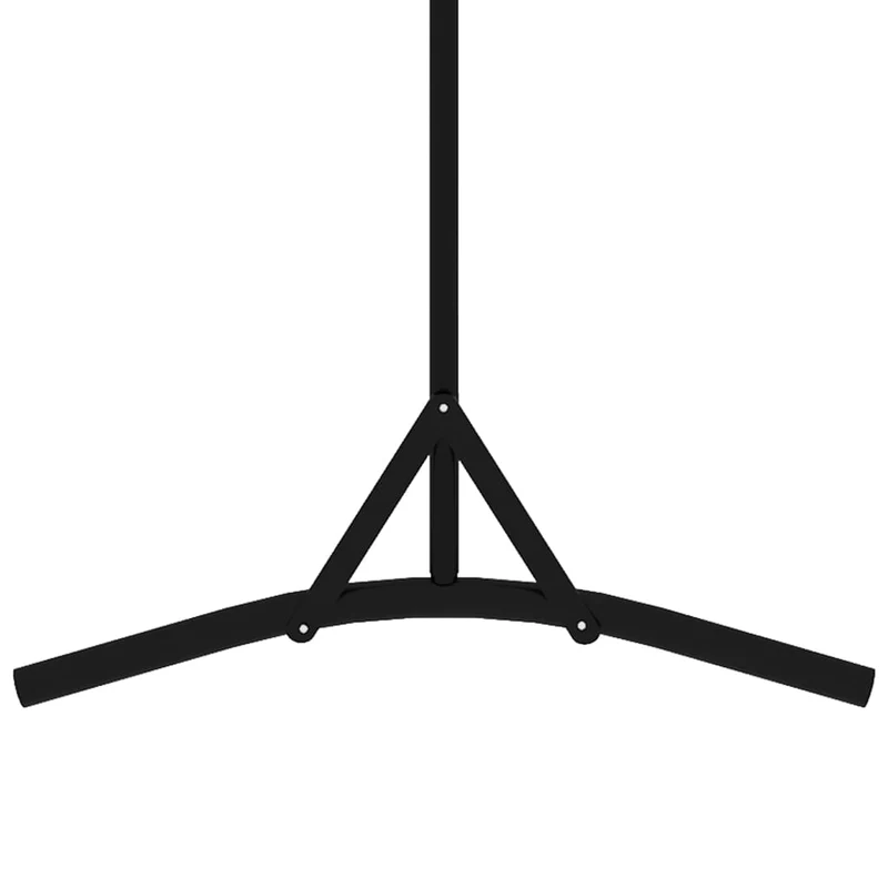 Paravent pliable en tissu marron – Cloison de séparation intérieure – 175 x 180 cm – Structure en fer DEC031151