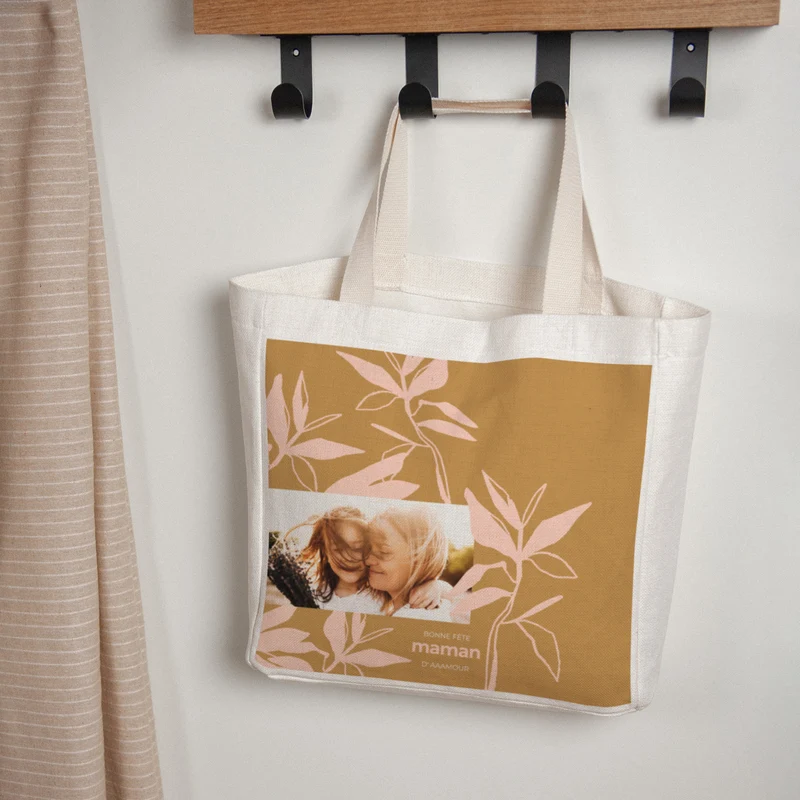 Tote bag Objets Anse en toile Feuillage & Tendresse