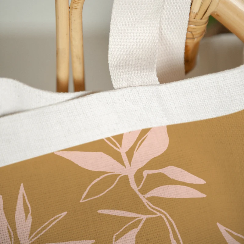 Tote bag Objets Anse en toile Feuillage & Tendresse