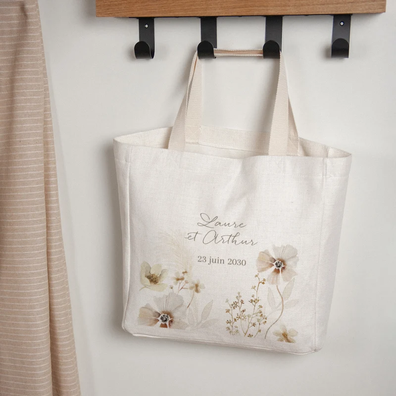 Tote bag Objets Anse en toile Camélise