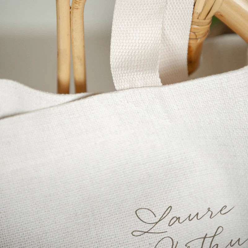 Tote bag Objets Anse en toile Camélise