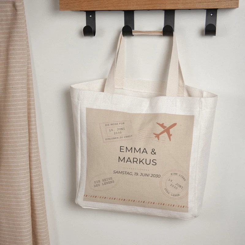 Tote bag Anse en toile Le Voyage d'une Vie