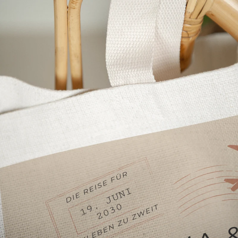 Tote bag Anse en toile Le Voyage d'une Vie