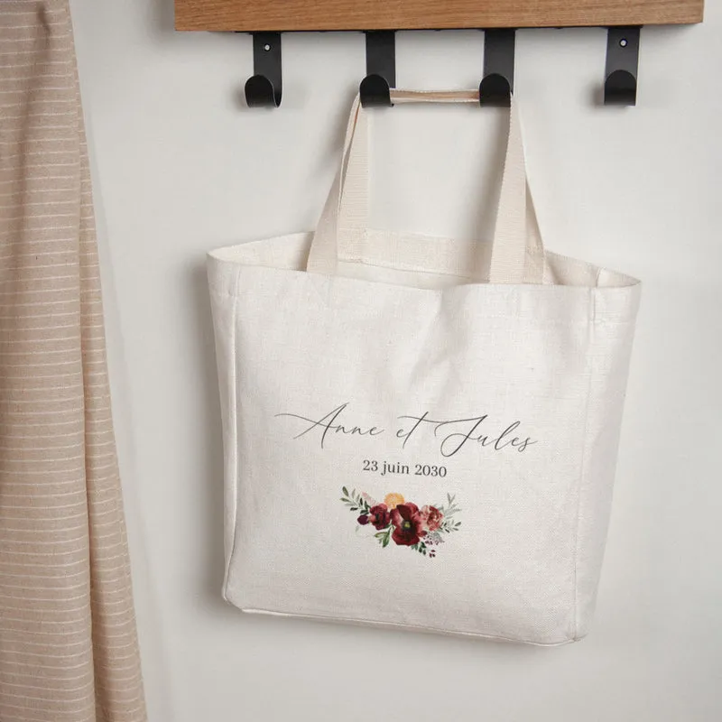 Tote bag Objets Anse en toile Caudélie