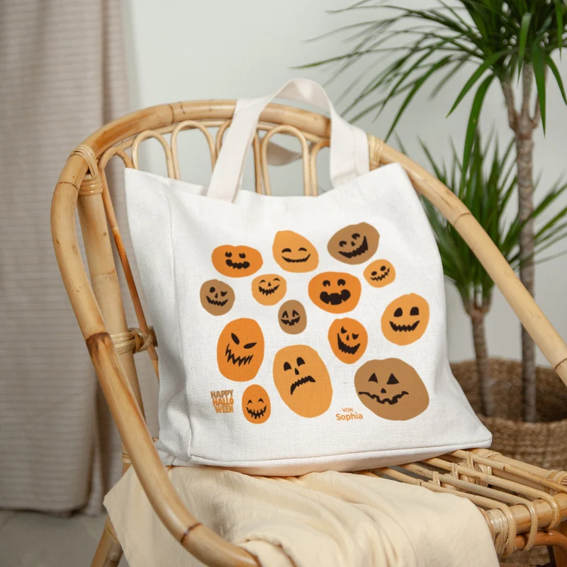 Tote bag Objets Anse en toile Citrouilles