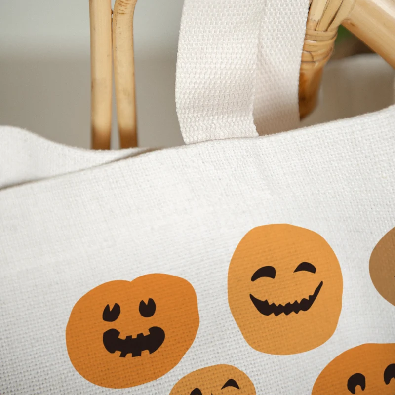 Tote bag Objets Anse en toile Citrouilles