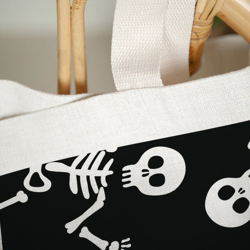Tote bag Objets Anse en toile La parade des squelettes