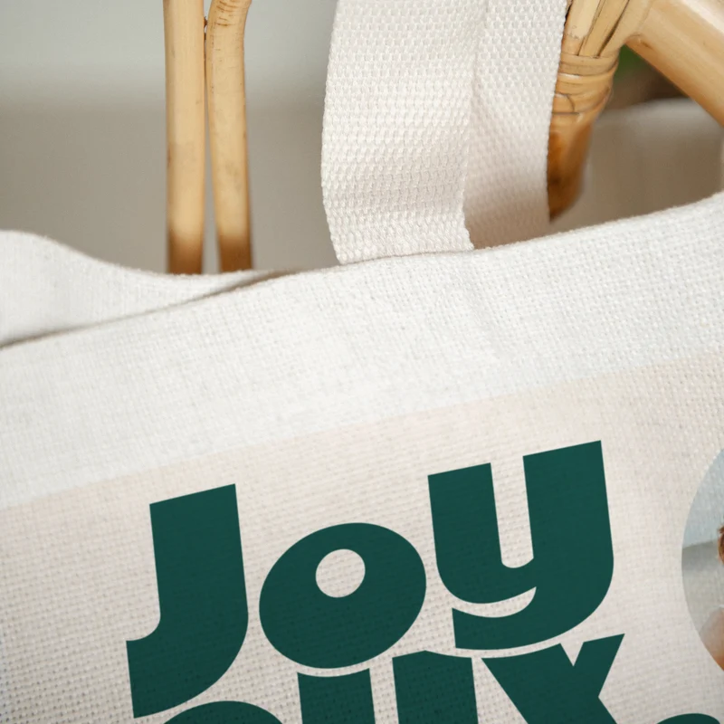 Tote bag Objets Anse en toile Anniversaire groovy