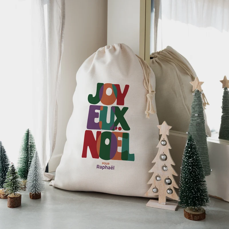 Sac de rangement Grand format Le joyeux noël