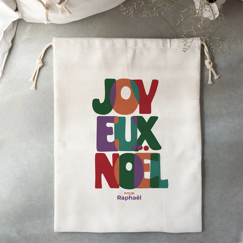 Sac de rangement Grand format Le joyeux noël