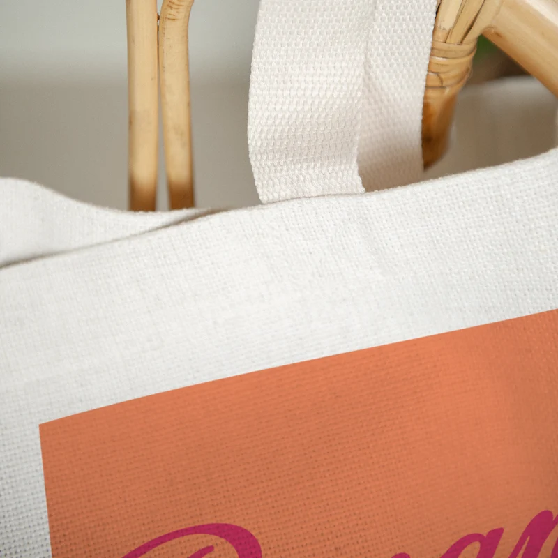 Tote bag Objets Anse en toile Romantico
