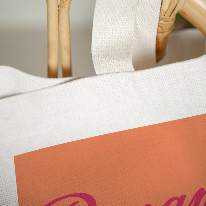 Tote bag Objets Anse en toile Romantico