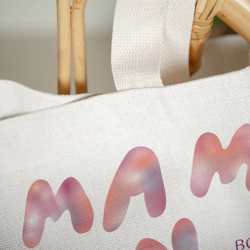 Tote bag Objets Anse en toile Maman sunrise