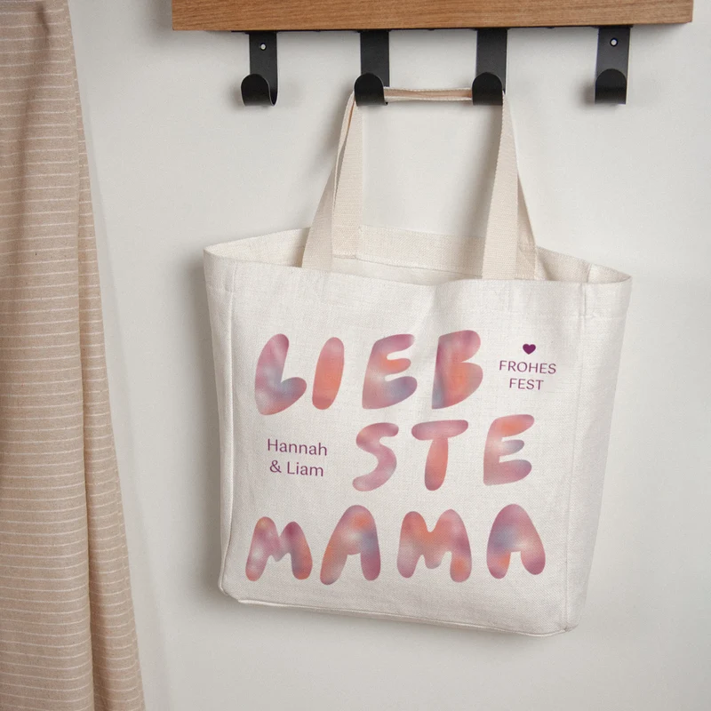 Tote bag Objets Anse en toile Maman sunrise
