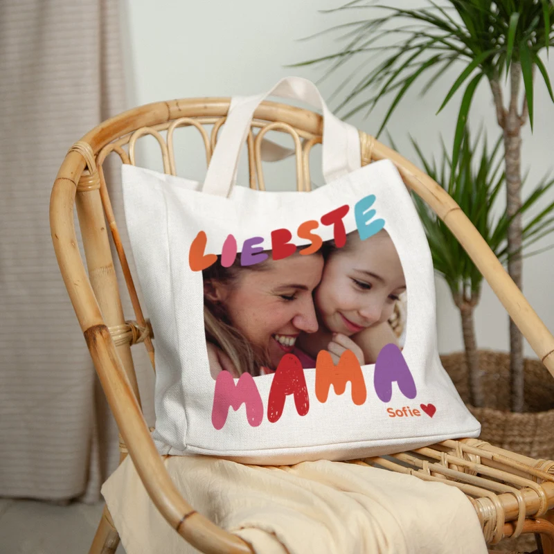 Tote bag Objets Anse en toile Maman d'amour III