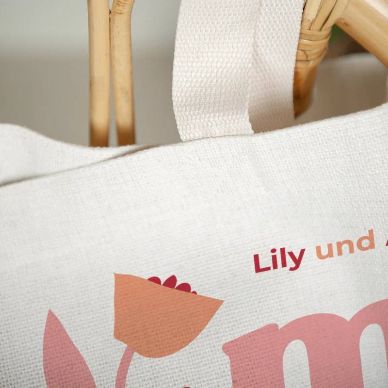 Tote bag Objets Anse en toile Mama lova II