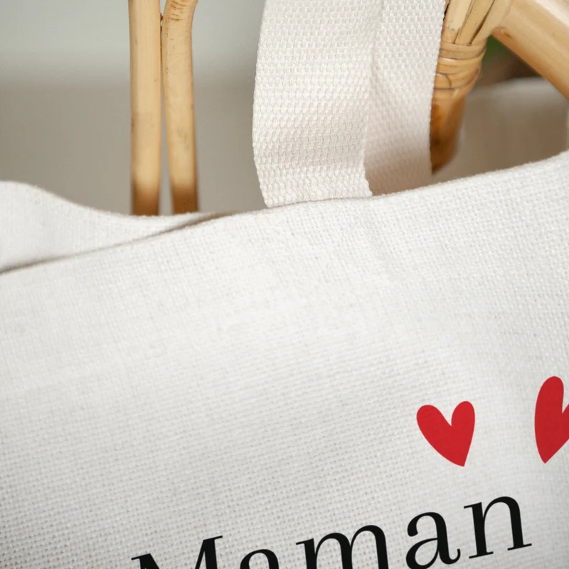Tote bag Objets Anse en toile Définition Maman