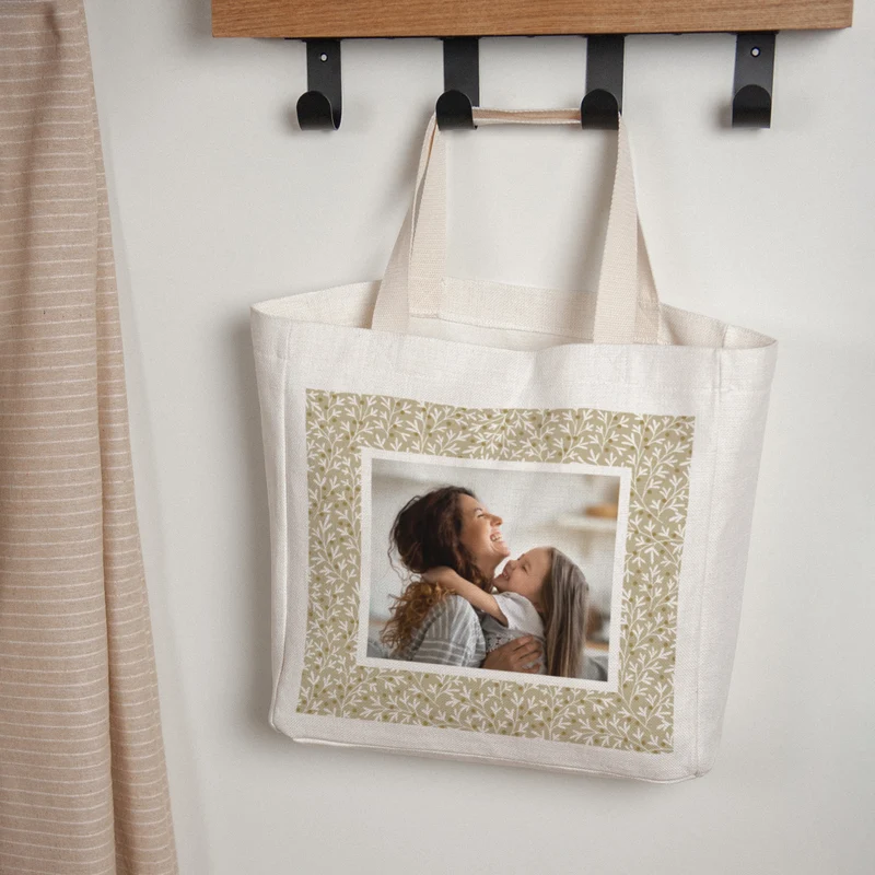 Tote bag Objets Anse en toile Motifs Noël